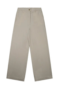 Department five women’s pantalone charm palazzo beige wide-leg trousers with minimalist design and subtle stitching details