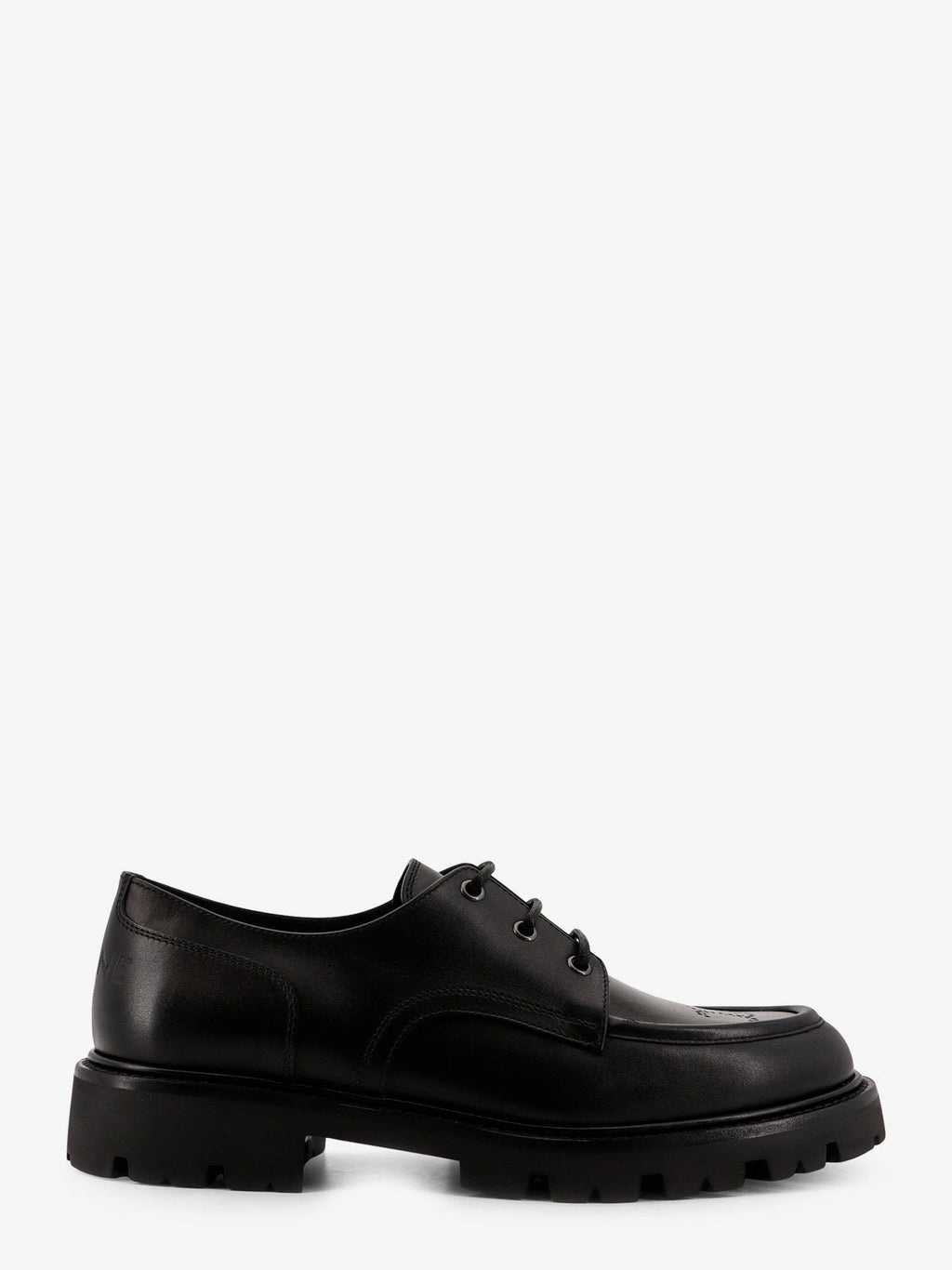 Celine Men's Derby Margaret Leather Lace up Shoes Black