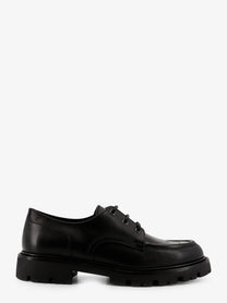 Celine Men's Derby Margaret Leather Lace up Shoes Black