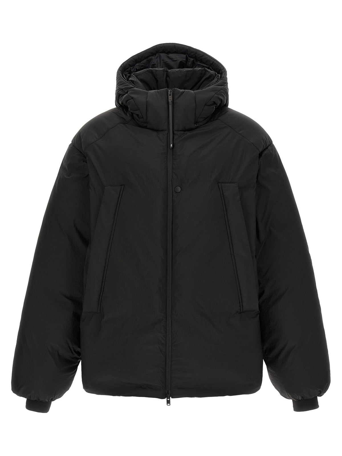 Y-3 Detachable Hood Down Jacket Black