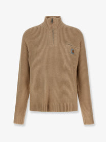 Carhartt Wip Men's Detroit Half Zip Sweater Beige