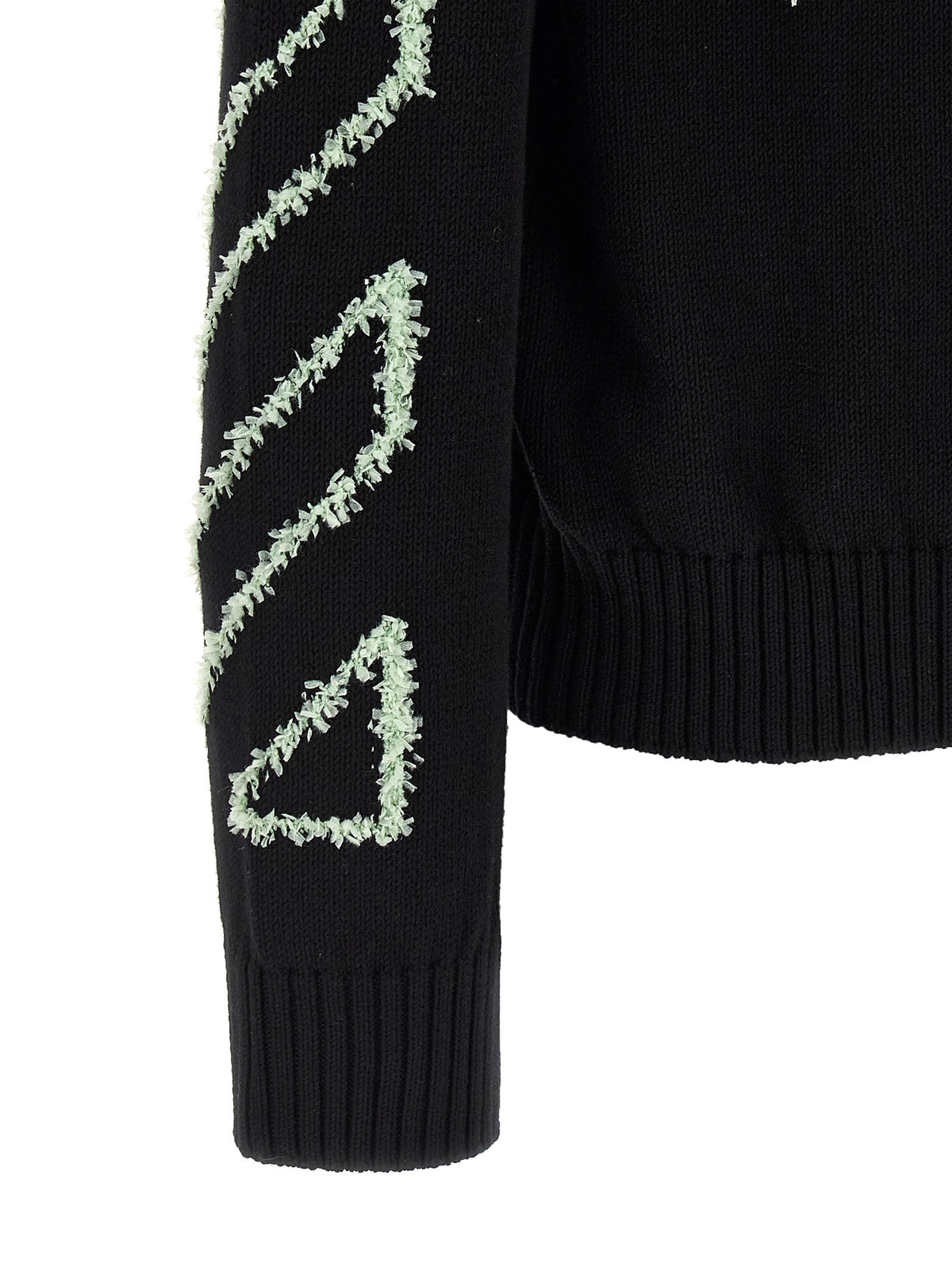 Off-White Diag Outline Sweater Black