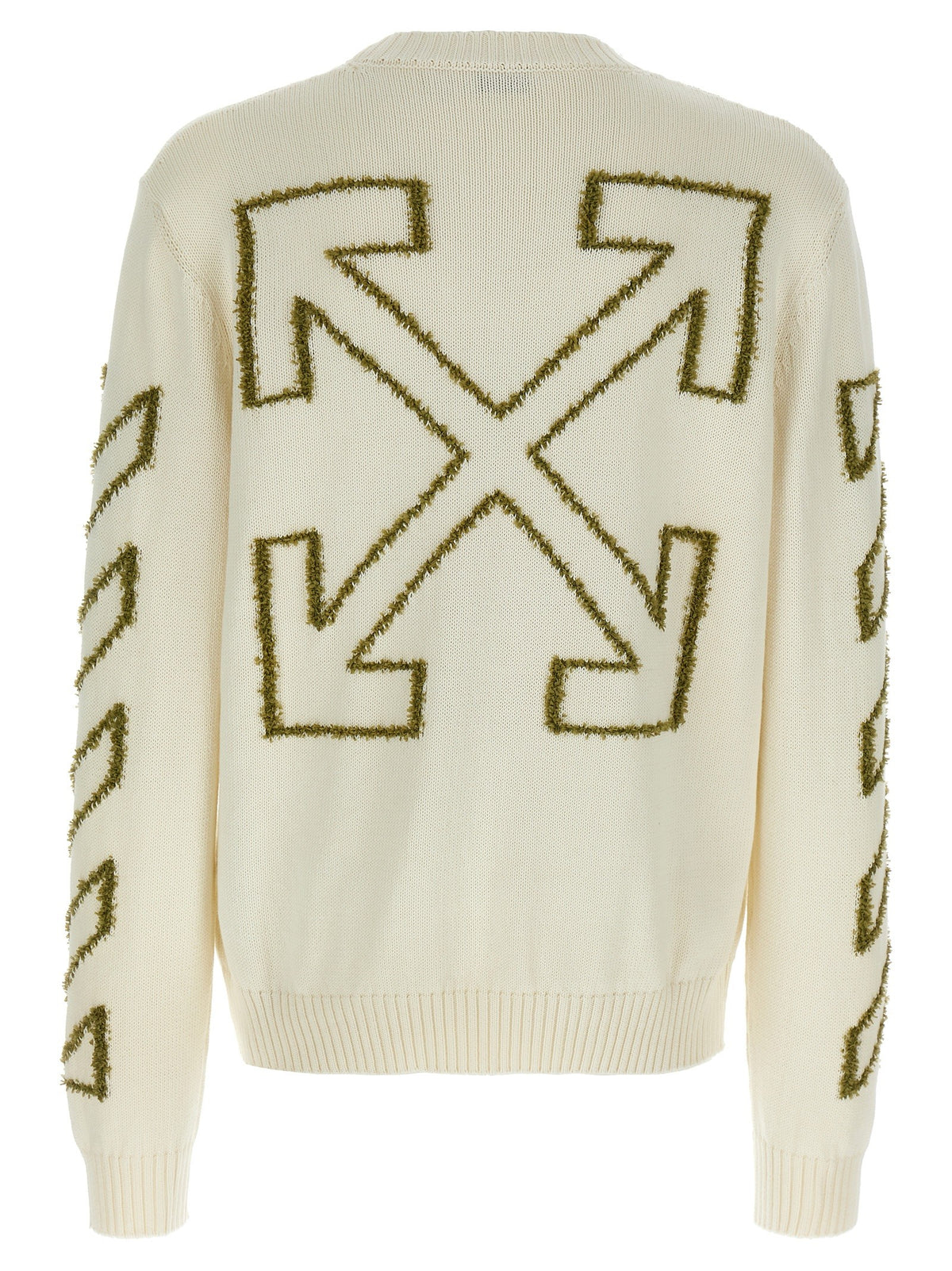 Off-White Diag Outline Sweater Beige