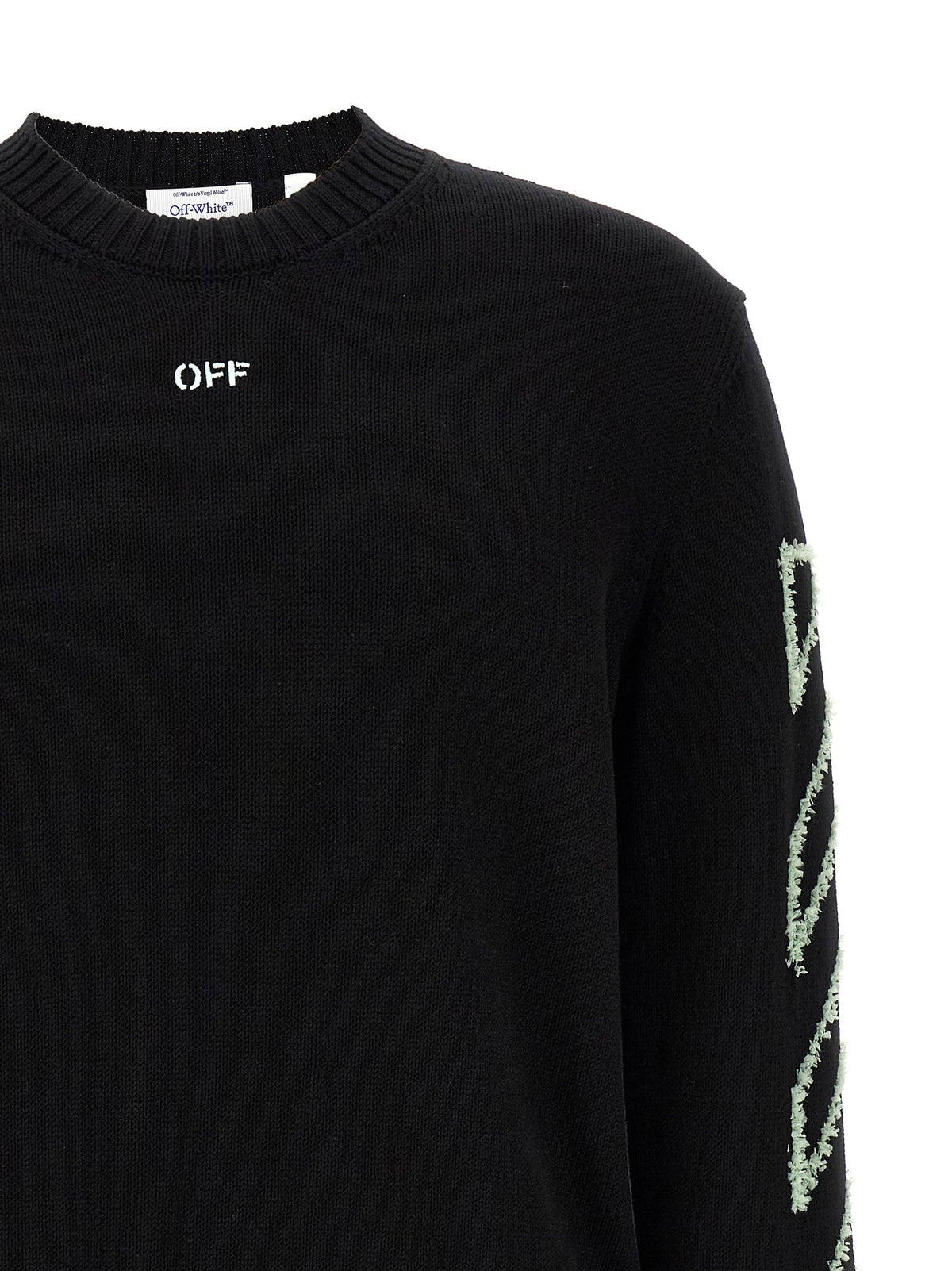 Off-White Diag Outline Sweater Black