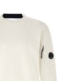 C.P. Company Diagonal Raised Sweatshirt White, view 3
