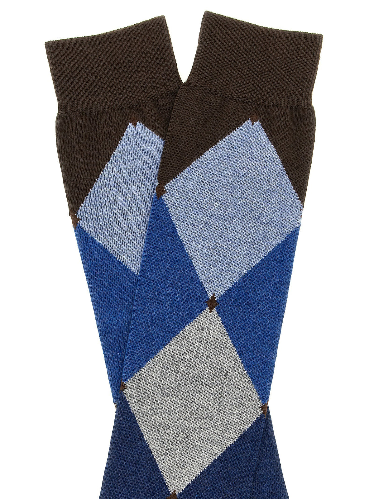 Ballantyne Diamond Shaped Socks Brown