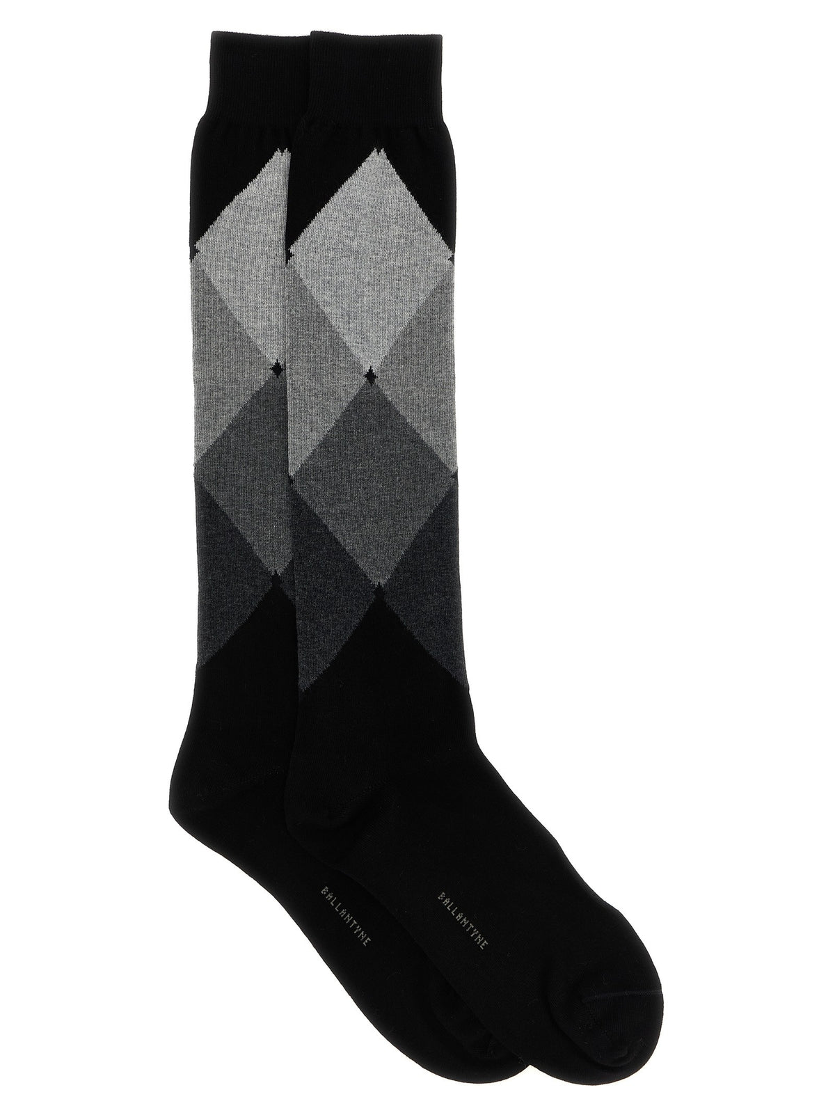 Ballantyne Diamond Shaped Socks Black