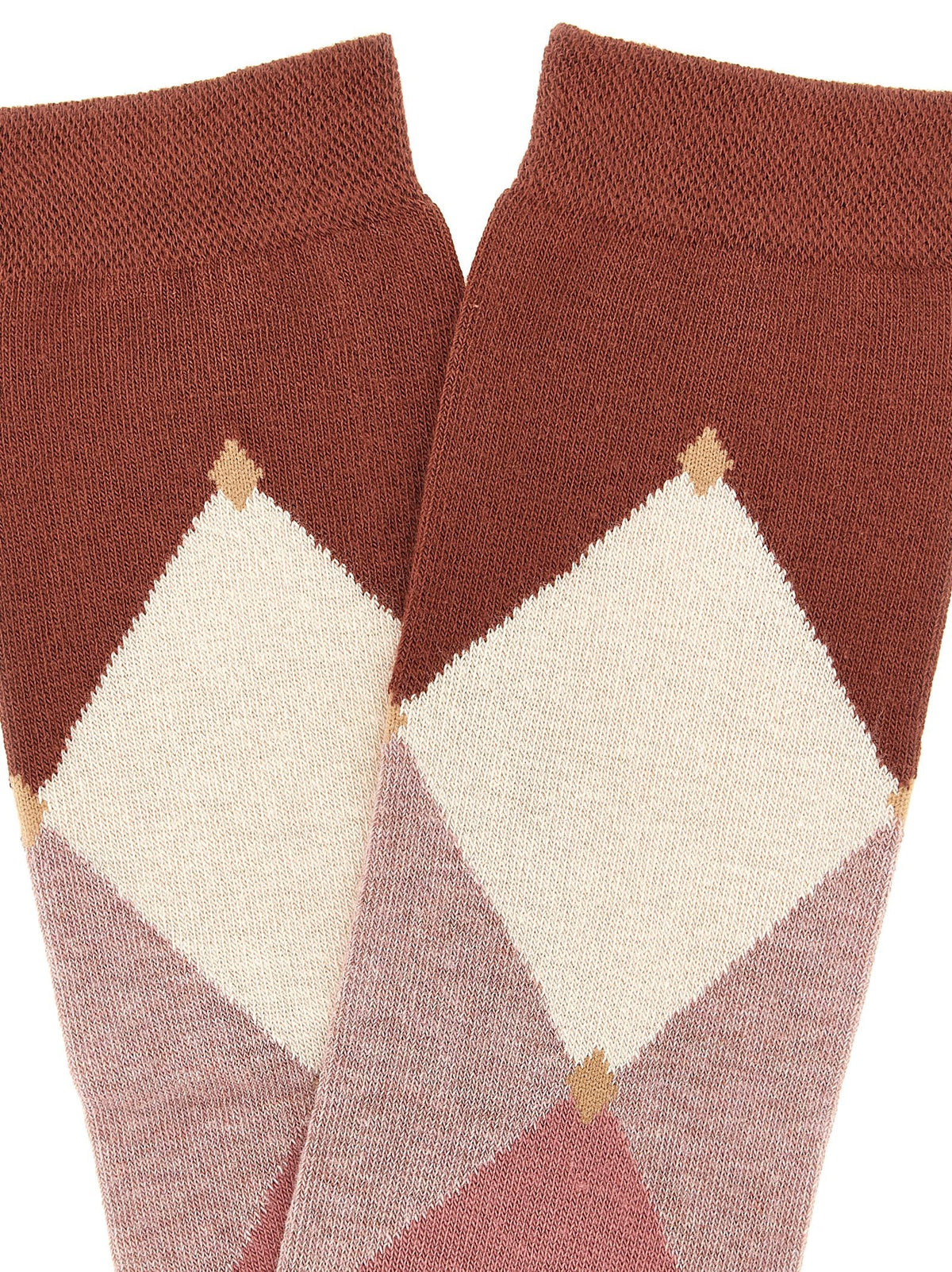 Ballantyne Diamond Socks Red