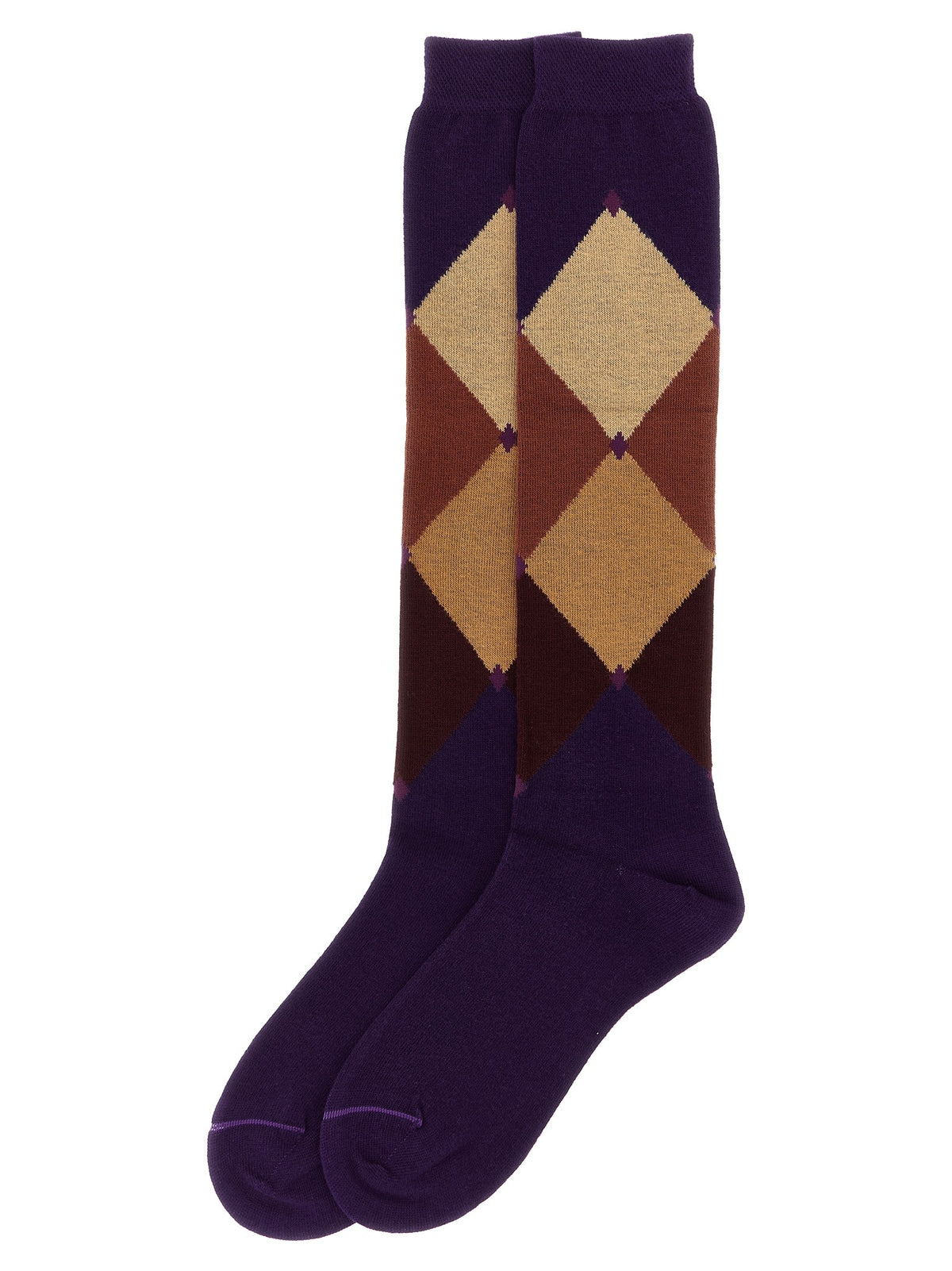 Ballantyne Diamond Socks Purple