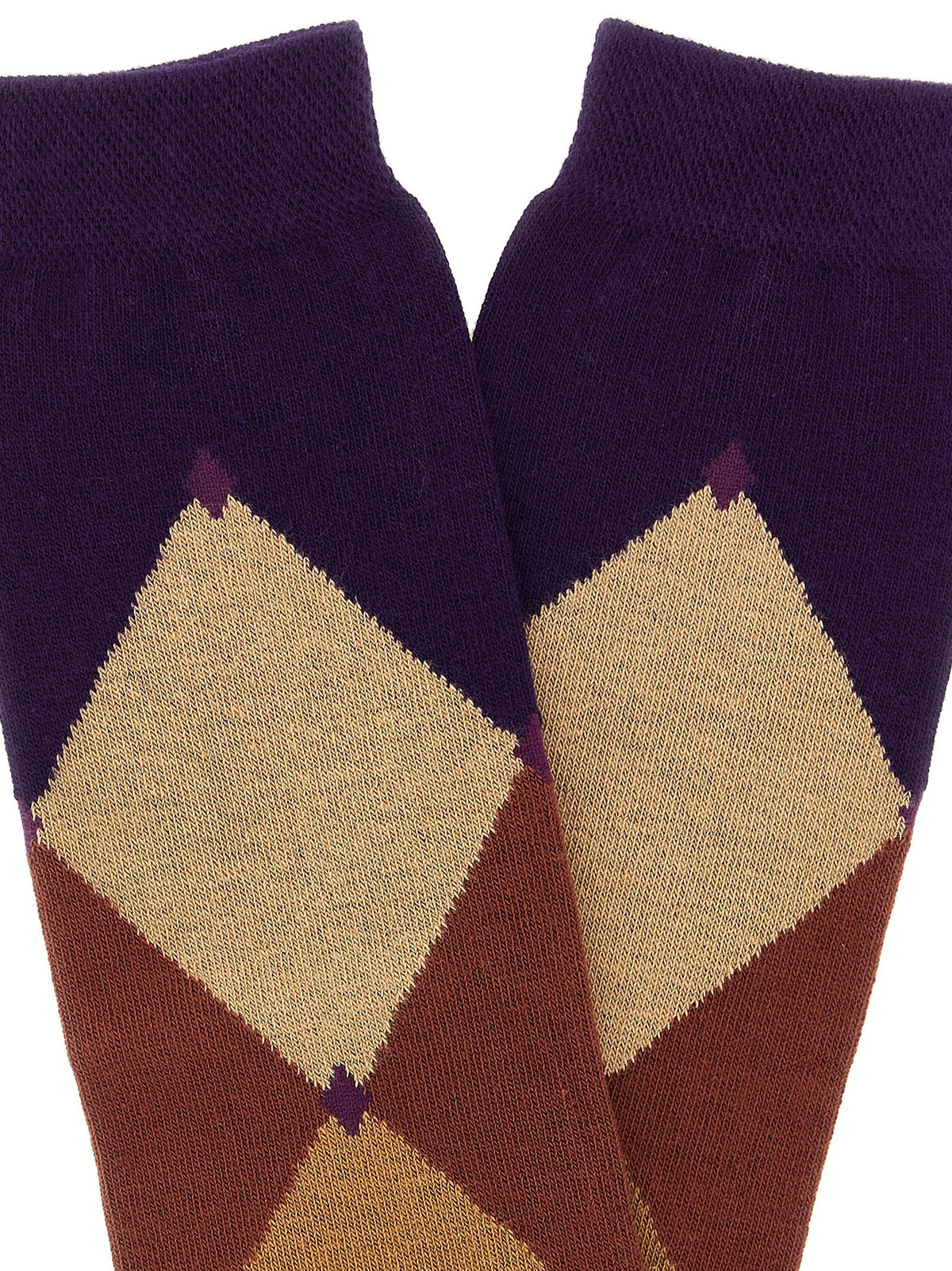 Ballantyne Diamond Socks Purple