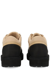 Beige and black platform sneakers with suede upper and rubber sole diemme men’s shoe cornaro rubber beige