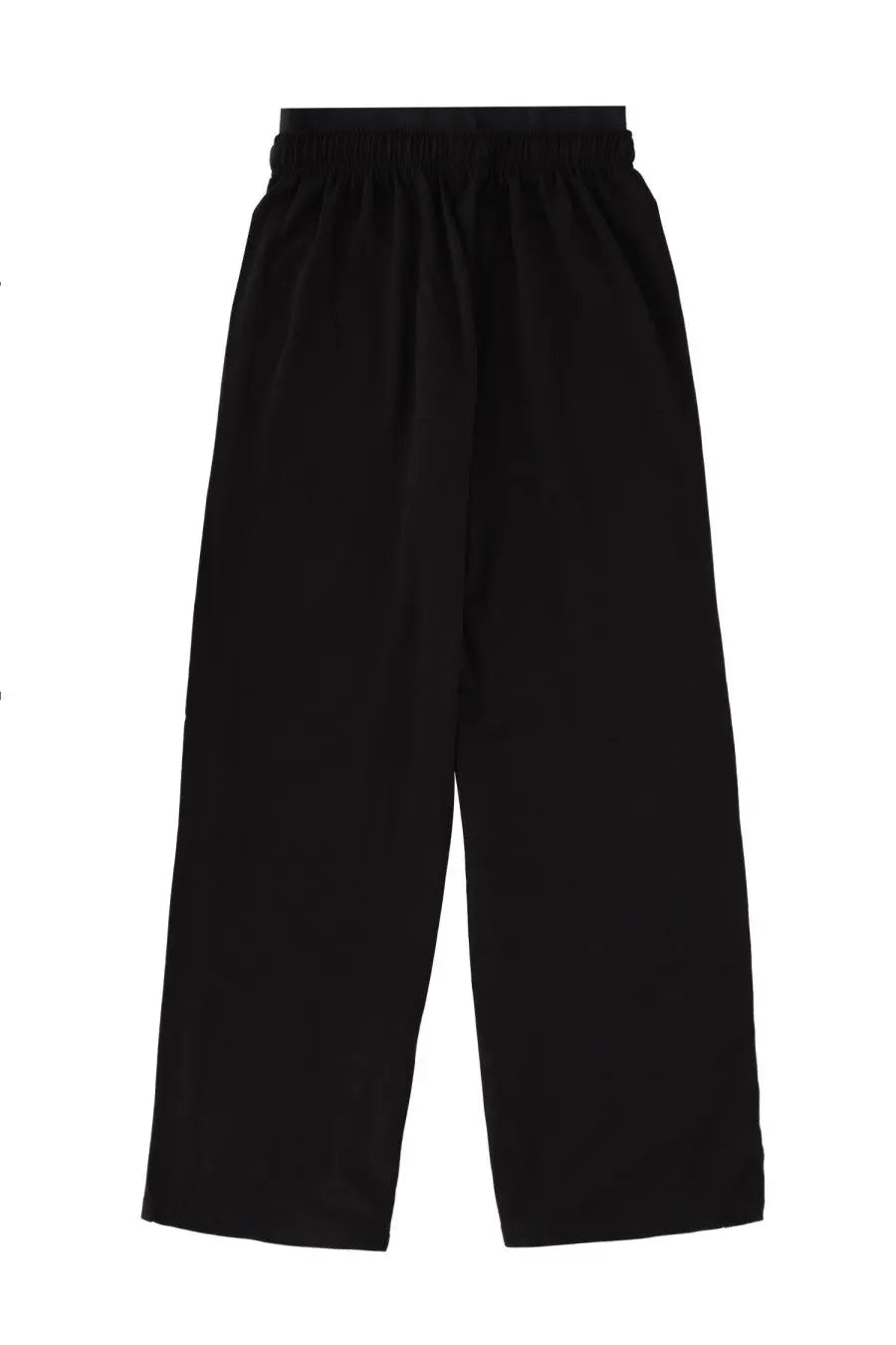 Diesel women’s jogger pants leslie pop black wide-leg trousers with elastic waistband and smooth flowing fabric