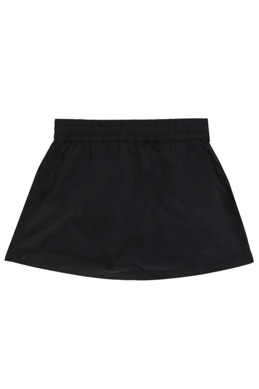Diesel women’s miniskirt Cean black elastic waist with smooth flowing fabric and simple design