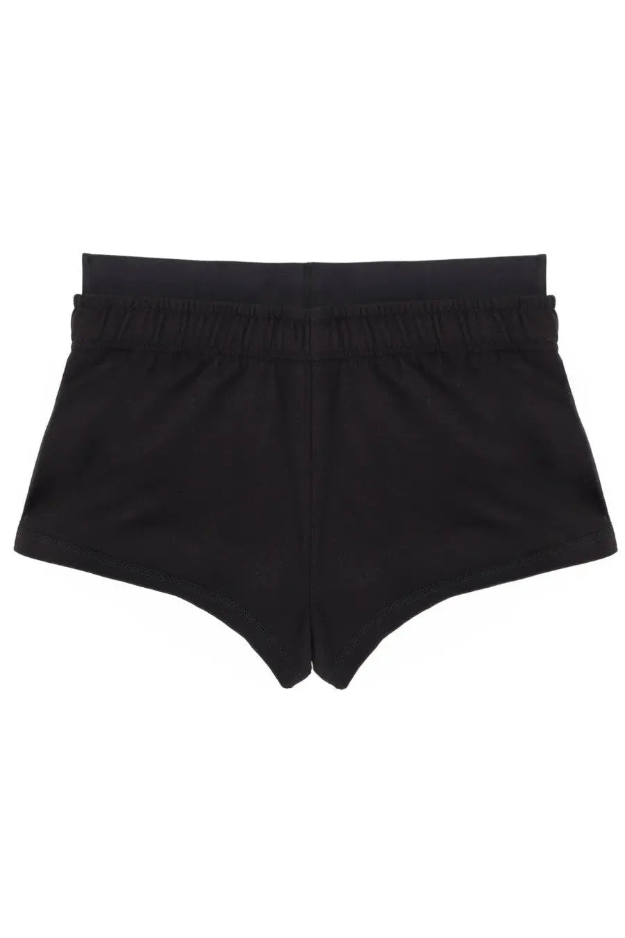 Diesel women’s miranda pop black shorts with elastic waist made of soft smooth fabric