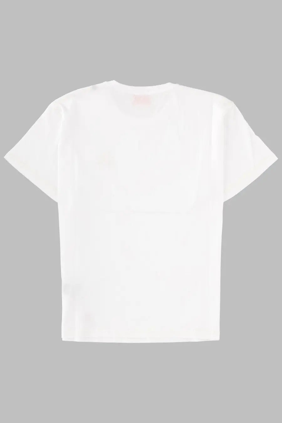 Diesel women’s white cotton t-shirt with simple crew neck and short sleeves in cotone con stampa style