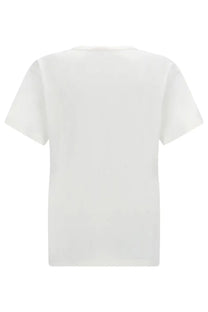 White cotton diesel women’s t shirt normy with a simple minimalist design