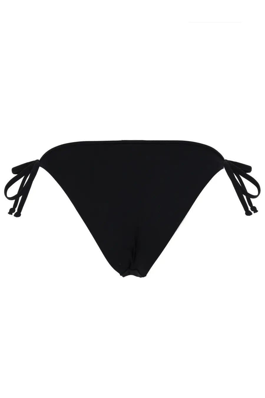Diesel women’s black slip bikini bottom with black triangle cut and tied side ties for stylish swimwear