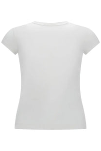 Diesel women’s top Angie white short-sleeved cotton t-shirt with a simple crew neck design