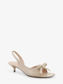 Dior Women's Dior Bow Leather Sandals Beige