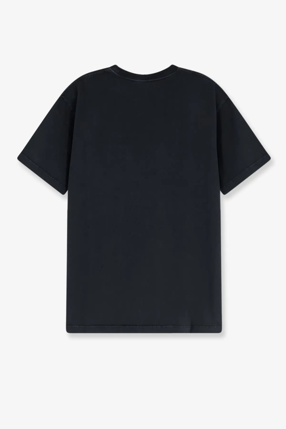 Black short-sleeved cotton jersey t-shirt with crew neck from dior menswear collection