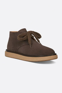 Dior men’s scarpa sahara desert brown suede chukka boot with matching laces and tan rubber sole