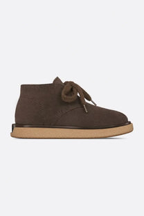 Dior men’s Scarpa Sahara Desert brown suede chukka boot with tan rubber sole and matching laces