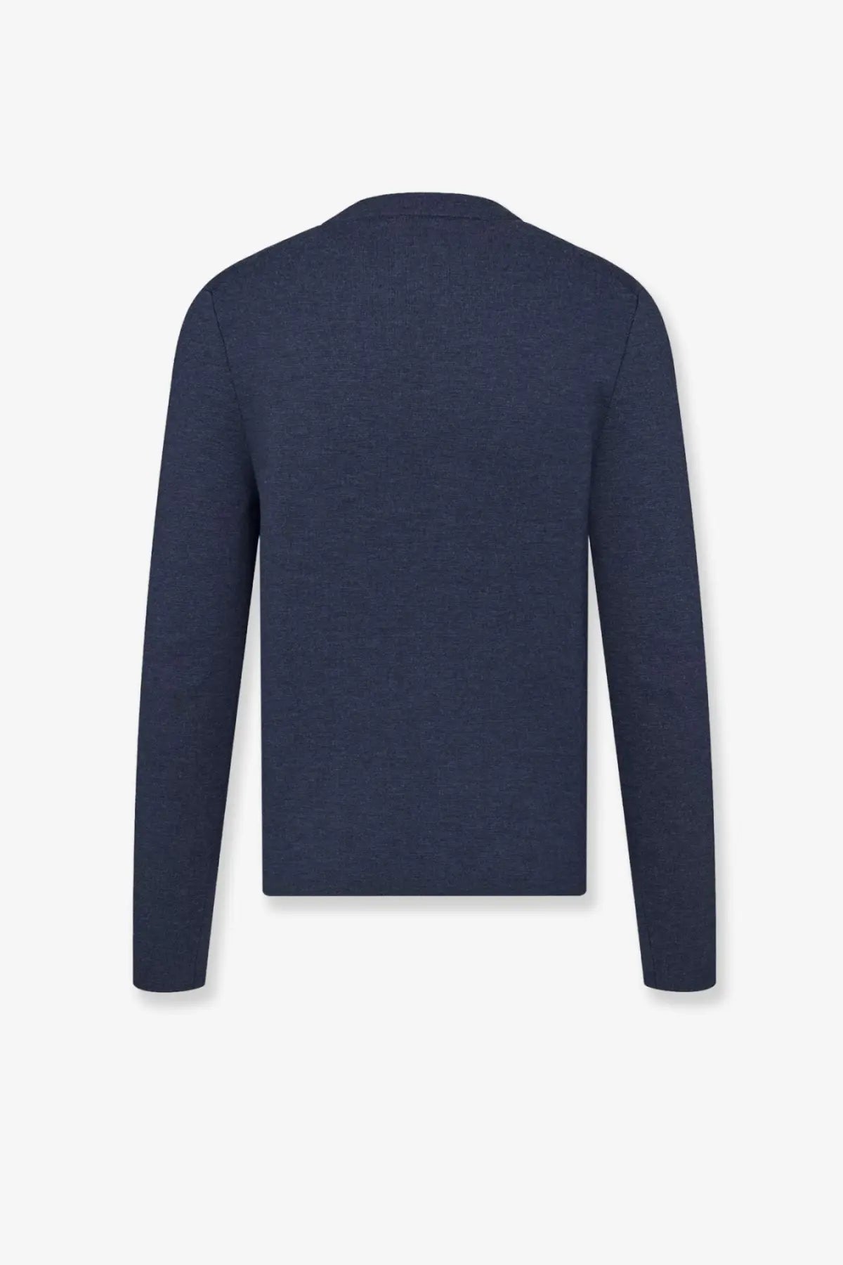 Navy blue long-sleeved Dior men’s sweater made from virgin wool for stylish warmth and comfort