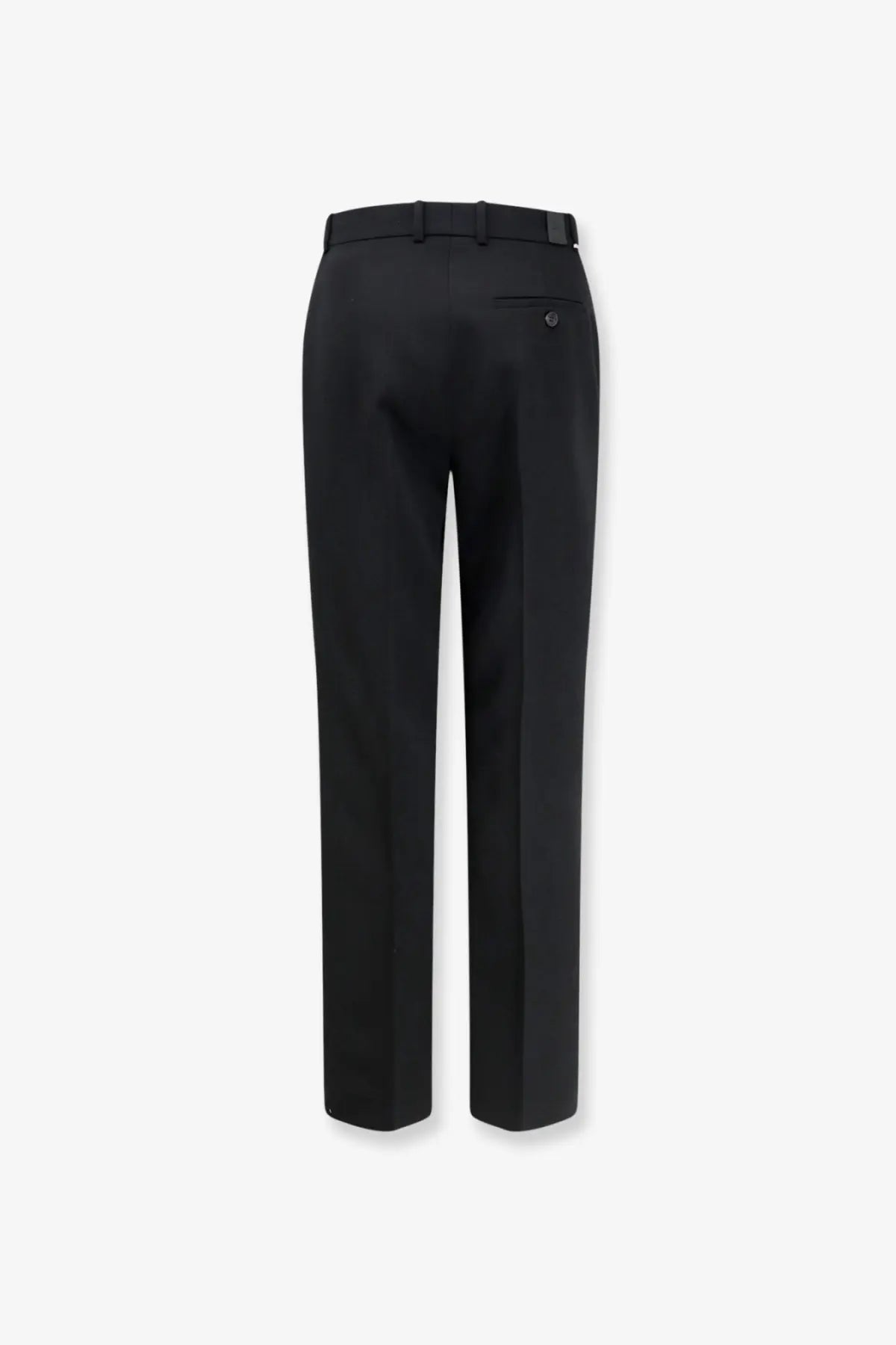 Dior women’s black virgin wool tailored trousers with sleek straight-leg cut and subtle center crease