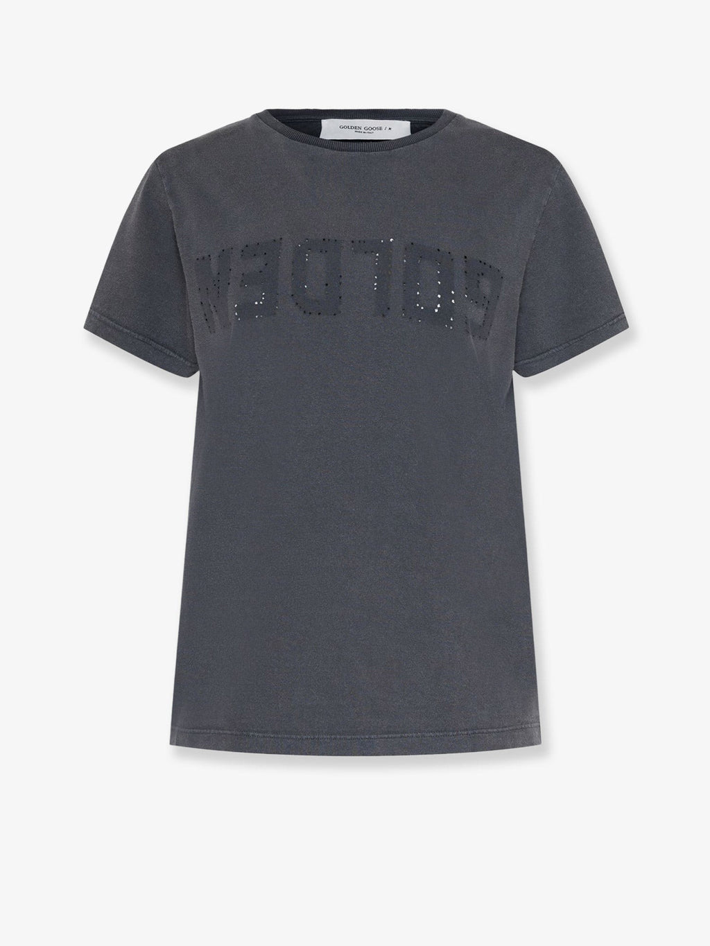 Golden Goose Women's Distressed Cotton Shirt Grey