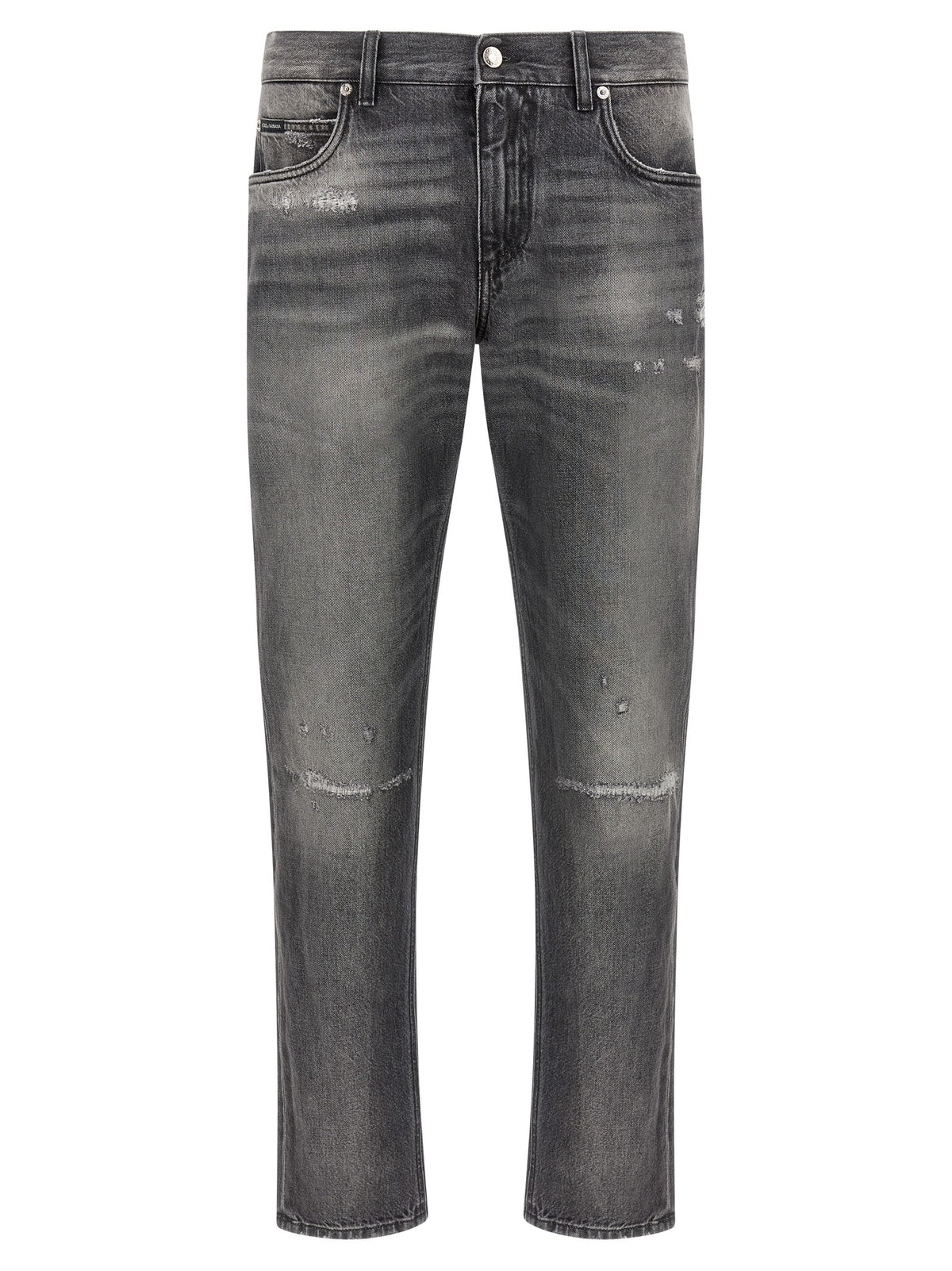 Dolce &amp; Gabbana Distressed Jeans Grey