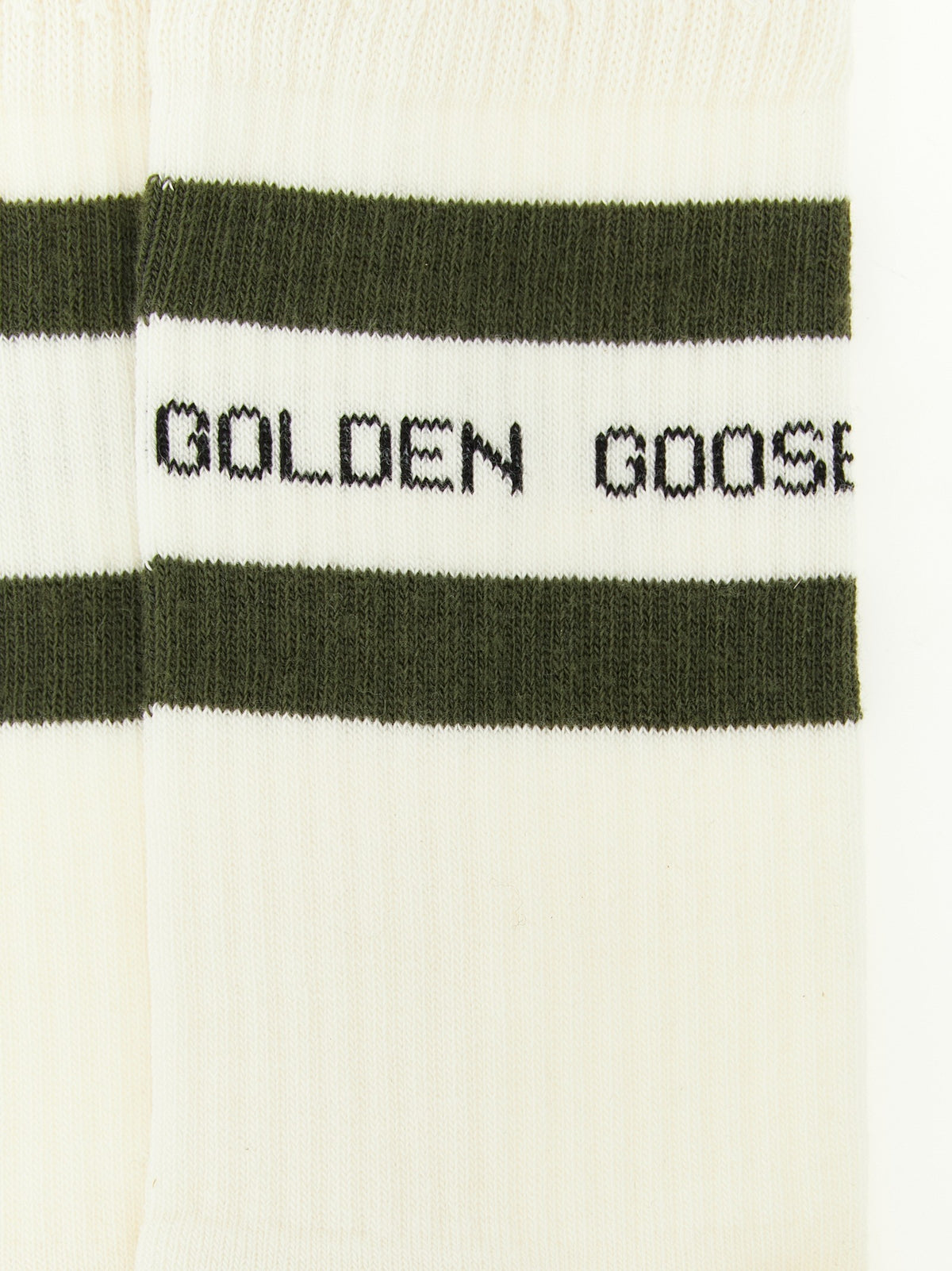 Golden Goose Distressed Socks Green