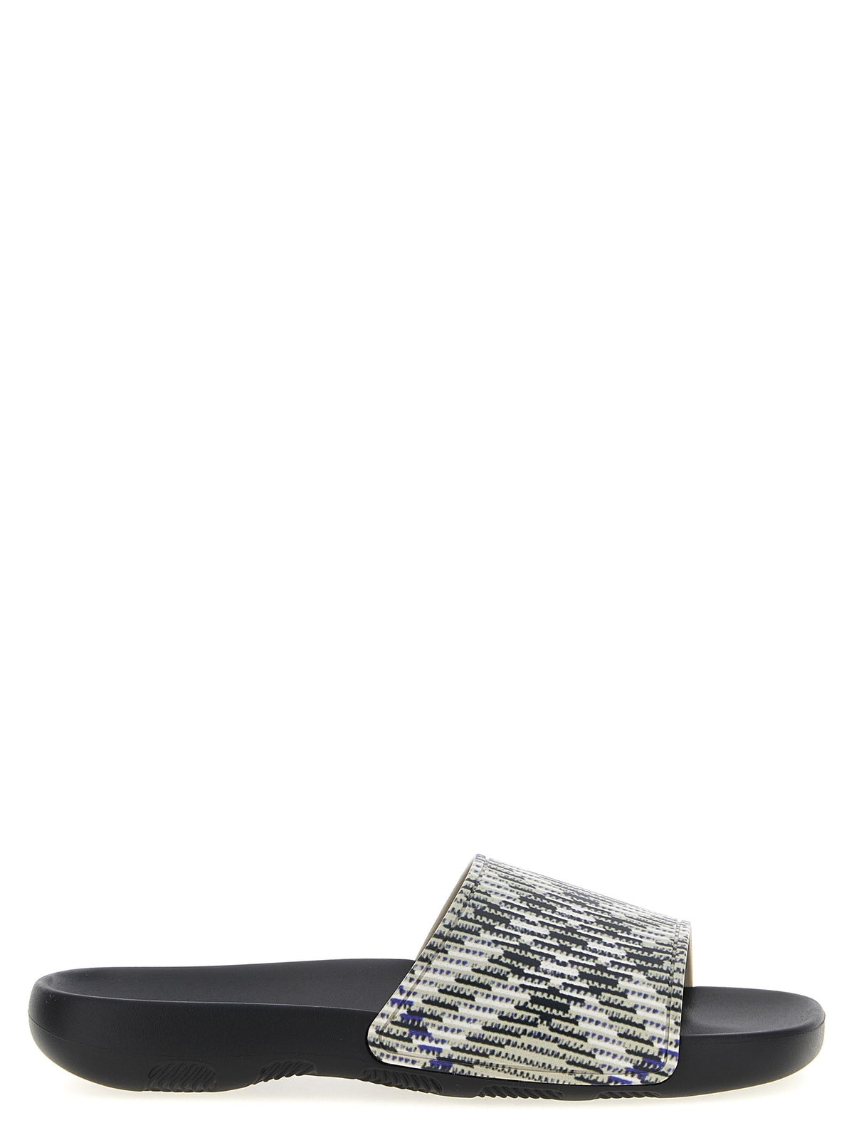 Burberry Dive Check Sandals Gold