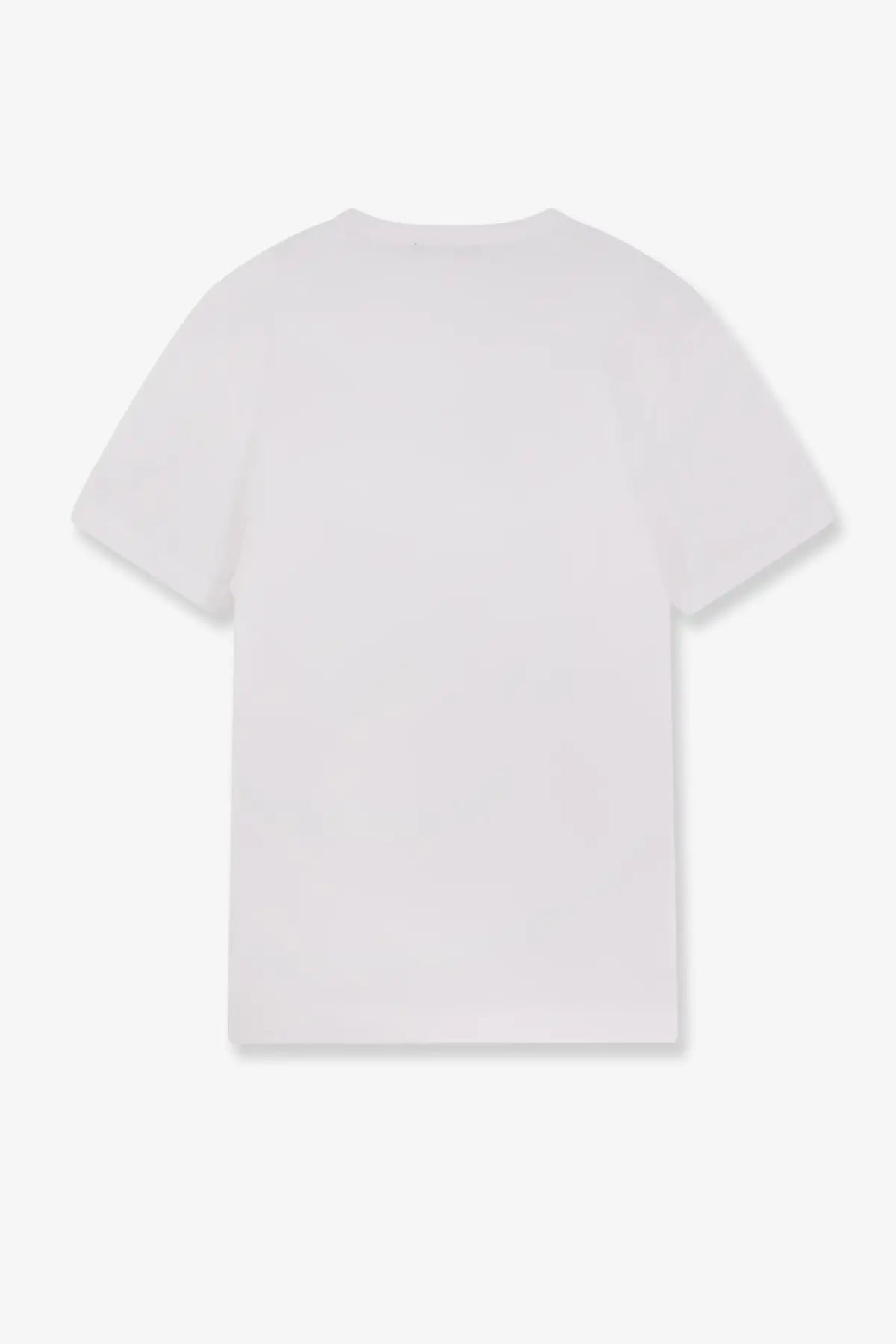 Dolce &amp; Gabbana men’s white cotton t-shirt with a simple minimalist design perfect for casual wear