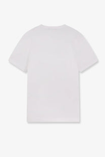 Dolce &amp; Gabbana men’s white cotton t-shirt with a simple minimalist design perfect for casual wear