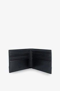 Dolce &amp; Gabbana men’s black leather wallet with minimalist design and multiple card slots for organized storage