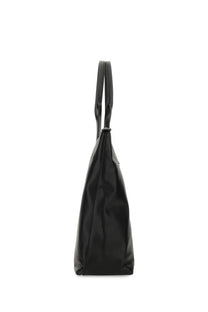 Dolce &amp; Gabbana men’s medium shopping bag black with sleek minimalist design and smooth leather handles