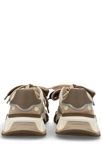 Dolce &amp; Gabbana men’s sneaker DG Country Road beige chunky sneakers with layered sculpted sole design