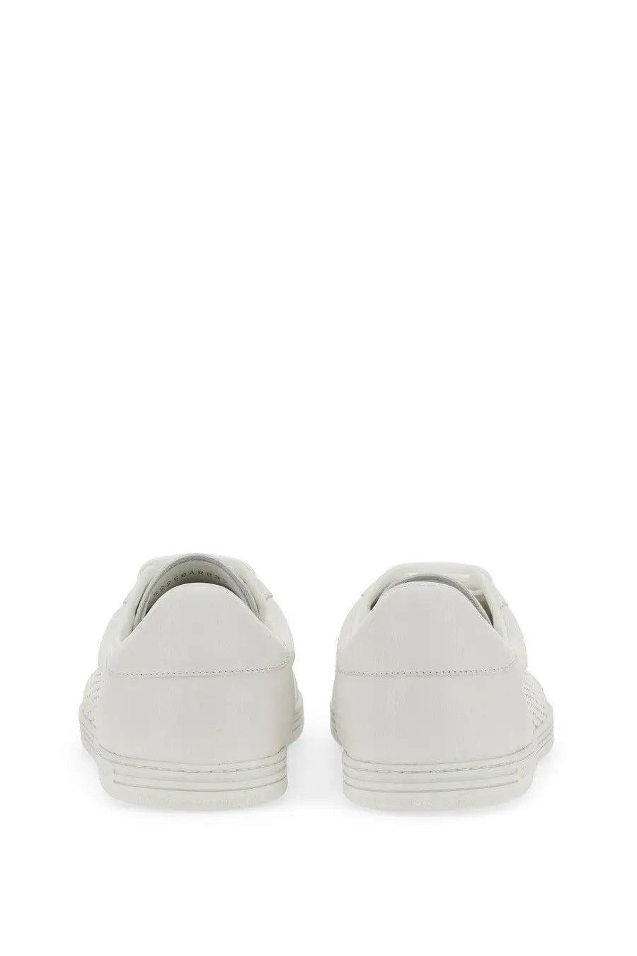 Dolce &amp; Gabbana men’s sneaker Saint Tropez white low-top leather sneaker with clean stitching and minimalist design