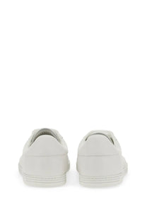 Dolce &amp; Gabbana men’s sneaker Saint Tropez white low-top leather sneaker with clean stitching and minimalist design