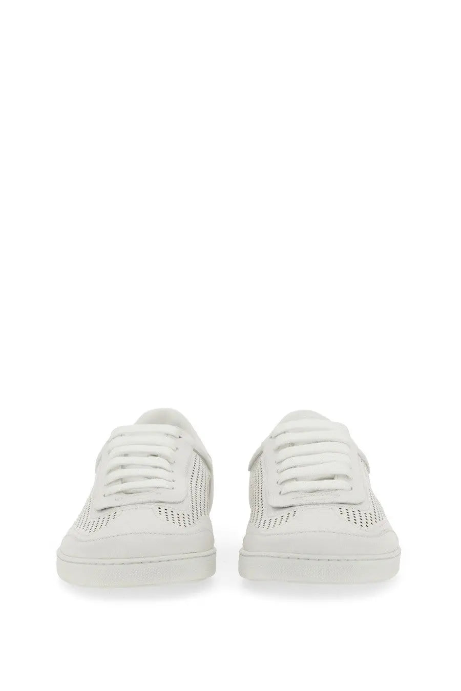Dolce &amp; Gabbana men’s sneaker Saint Tropez white white perforated leather minimalist design sneakers
