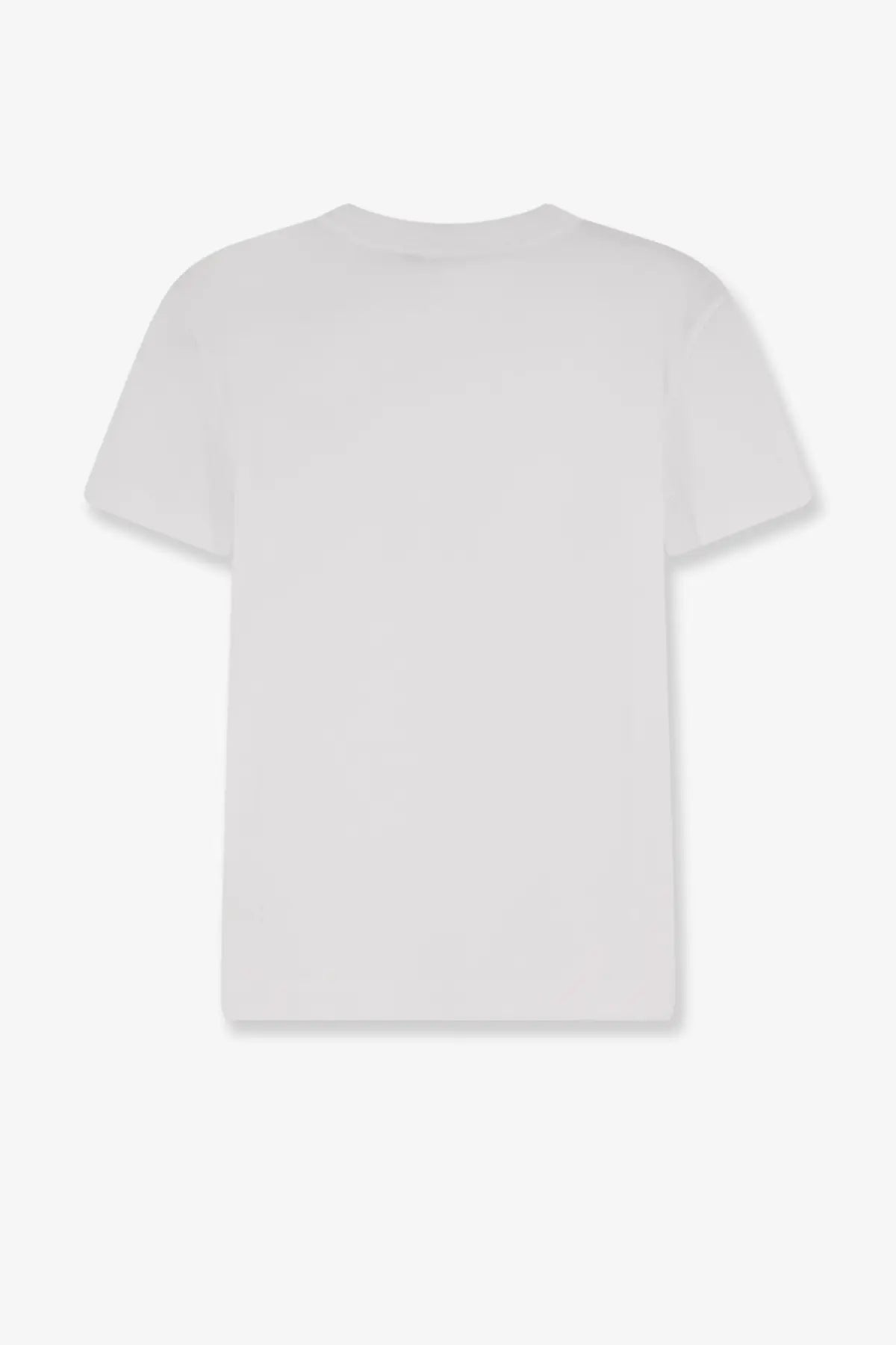 Dolce &amp; Gabbana women’s minimalist white cotton t-shirt with a classic crew neck and short sleeves