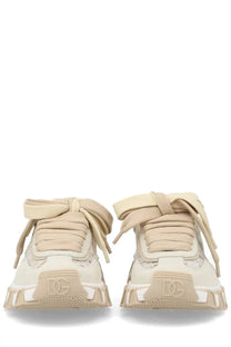 Dolce &amp; Gabbana women’s DG Country sneaker in cream with chunky sole and lace-up design