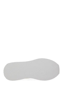 White rubber sole with textured herringbone pattern on dolce &amp; gabbana women’s dg cushion sneaker white
