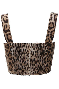 Dolce &amp; Gabbana Women's Leopard Print Top Pattern