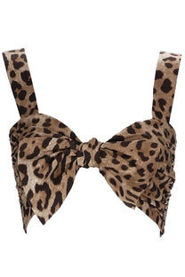 Dolce &amp; Gabbana Women's Leopard Print Top Pattern