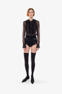 Dolce &amp; Gabbana Women's Organza Shirt Black
