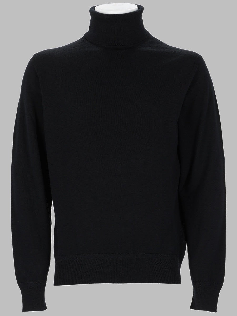 Tom Ford Men's Dolcevita in Pura Lana Maglia Fine Black