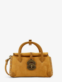 Zanellato Women's Dotta Baby Suede Crossbody Bag Yellow
