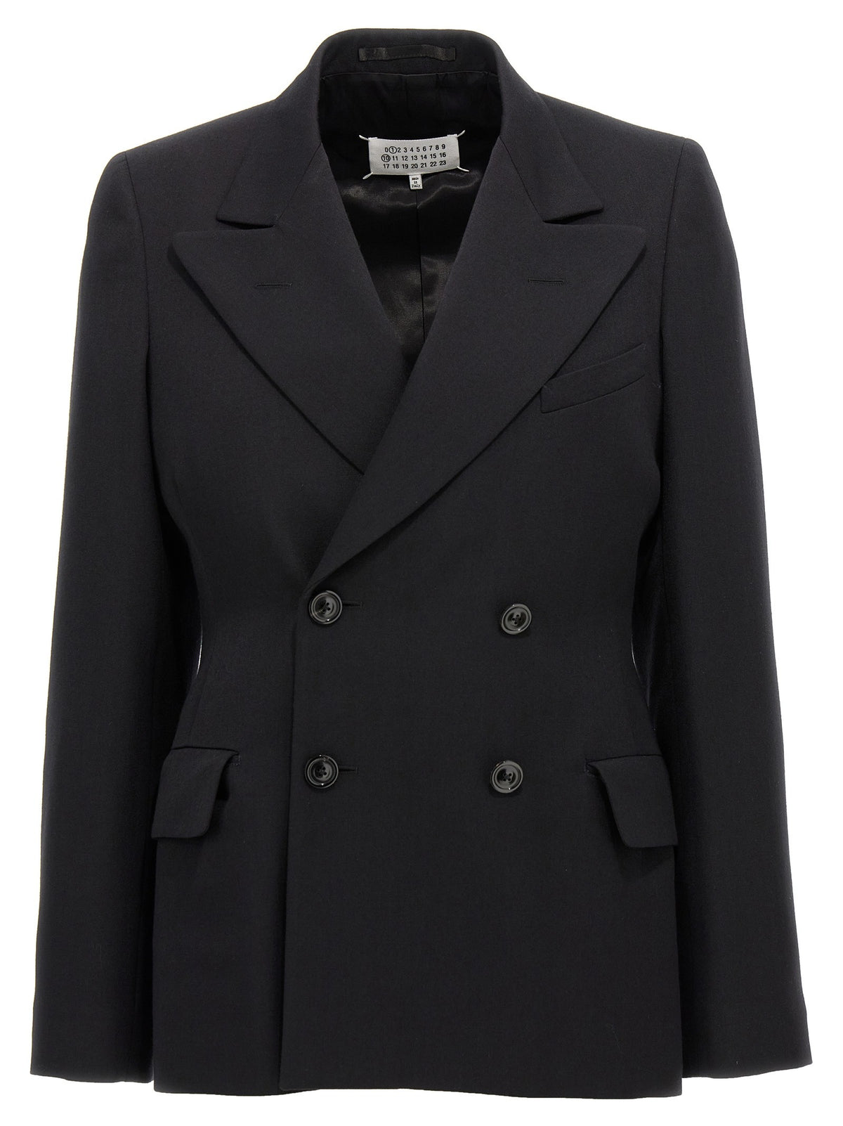 Maison Margiela Double Breasted Blazer Black