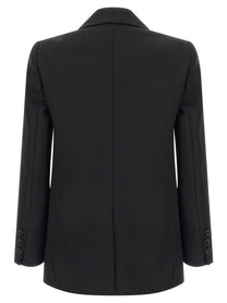 Elisabetta Franchi Double Breasted Blazer Black, view 2